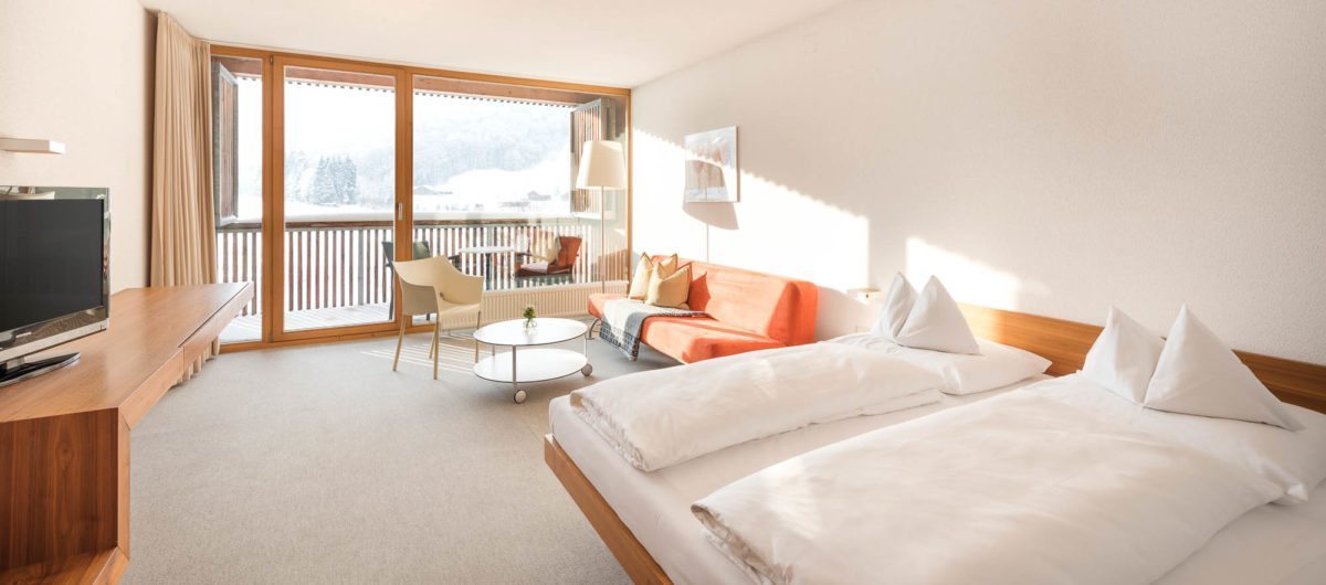Room with balcony bregenzerwald hotel krone au